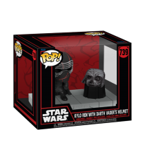 Figurine Star Wars Darkside - Kylo Ren Vader Mask Pop Deluxe 10cm