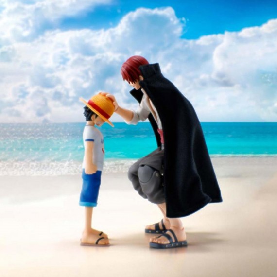 Figurine One Piece - Shanks & Luffy Childhood SH Figuarts