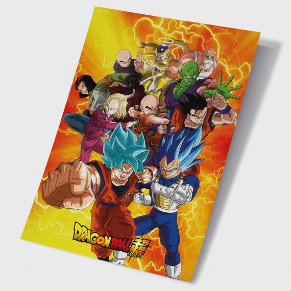 Poster 3D Dragon Ball Z - Universe Survival Heroes 40X60cm