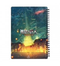 Cahier Attaque Des Titans - 3D Effet Struggle