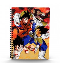 Cahier Spirale 3D Dragon Ball Z - Goku Vs Vegeta 15X21cm