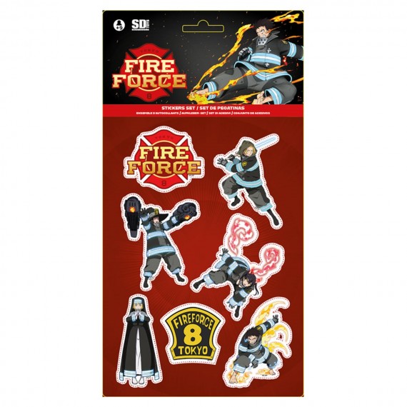 Set Stickers Fire Force