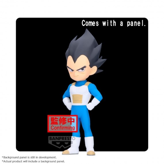 Figurine DBZ Dragon Ball - Daima Vegeta Mini Figure With Panel 9cm