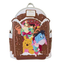 Mini Sac A Dos Disney - Winnie Holiday Scene Pooh And Friends