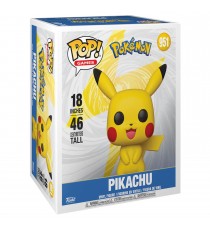 Figurine Pokemon - Pikachu Exclu Mega Pop 45cm