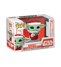 Figurine Star Wars - Holiday Grogu Santa Pop 10cm