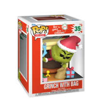 Figurine Dr Seuss - The Grinch Bag Deluxe Pop 10cm