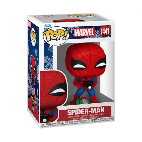 Figurine Marvel - Holiday 2024 Spiderman Gift Pop 10cm