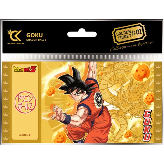 Golden Ticket Dragon Ball Z - Goku