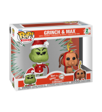 Figurine Dr Seuss - Grinch & Max 2-Pack Pop 10cm