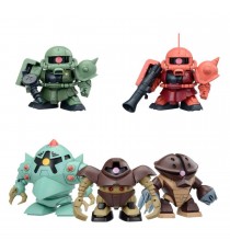 Maquette Gundam - Senshi Principality Of Zeon Mobile Suit Set 5Pcs SDBB 8cm