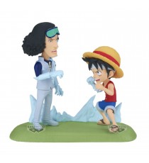 Figurine One Piece - Monkey D Luffy Vs Kuzan Wcf Log Stories 9cm