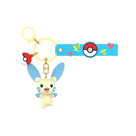 Porte Cle Figurine Pokemon - Minun Negapi 5cm 6971680456071