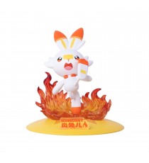 Mini Figurine Pokemon - Scorbunny Flambino 10cm