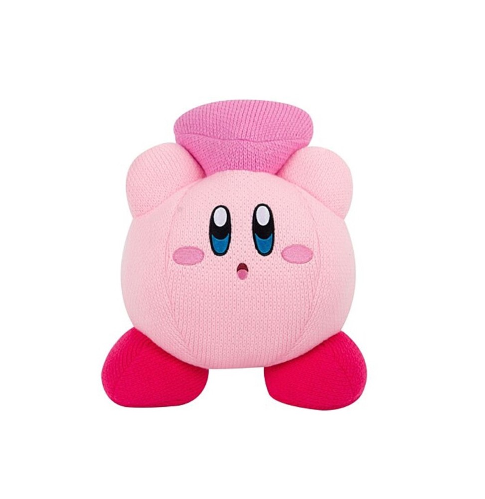 Peluche Kirby - Nuiguru-Knit Crochet Kirby Cœur 39cm