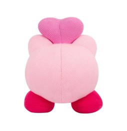 Peluche Kirby - Nuiguru-Knit Crochet Kirby Cœur 39cm