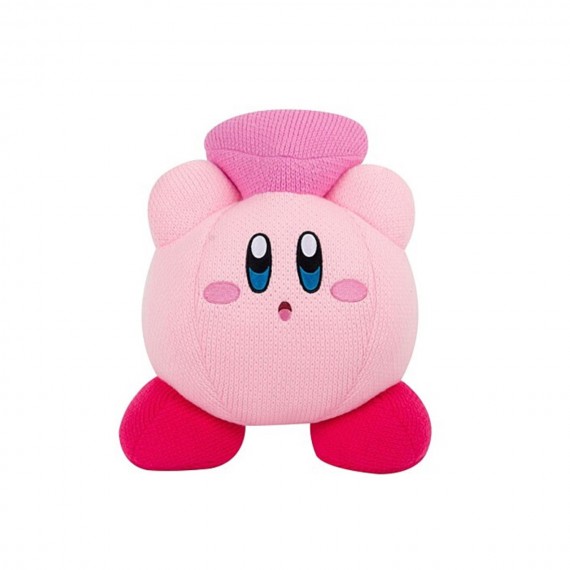 Peluche Kirby - Nuiguru-Knit Crochet Kirby Cœur 39cm