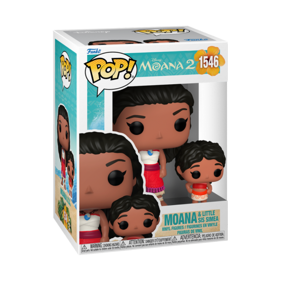 Figurine Disney Moana Vaiana 2 - Moana And Simea Pop 10cm