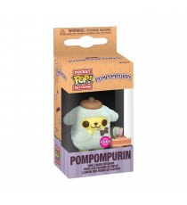 Figurine Hello Kitty - Halloween Pompompurin Flocked Pocket Pop 4cm