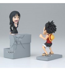 Figurine One Piece - Log Stories Monkey D Luffy & Nico Robin 10cm