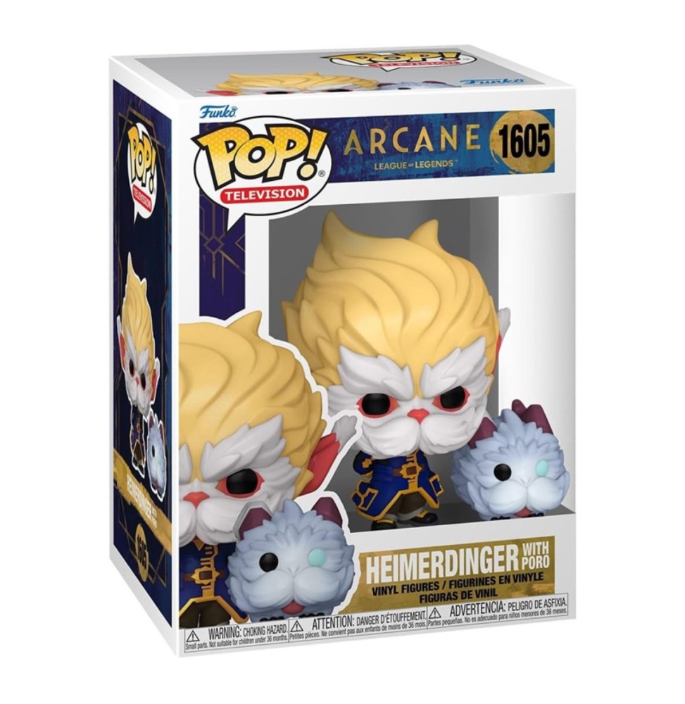 Figurine Arcane - Heimerdinger And Poro Pop 10cm