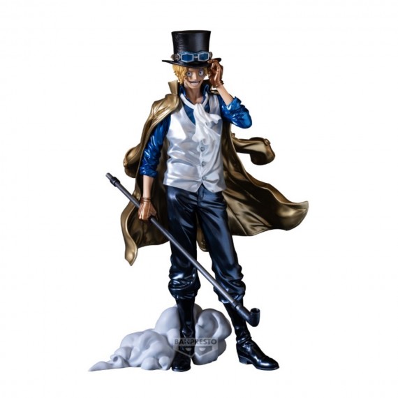 Figurine One Piece - Premium Sabo The Metallic 30cm