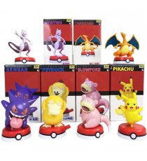 Figurines Pokemon - Moving Boite De 6pcs 5-7cm