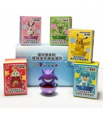 Figurines Pokemon - Wobbling Boite De 6pcs 8cm