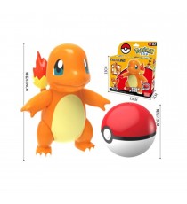 Maquette Pokeball Pokemon - Salameche 6cm