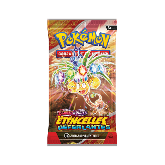 Pokémon EV08 - Booster Ecarlate et Violet - Etincelles Deferlantes - Modèle Aléatoire