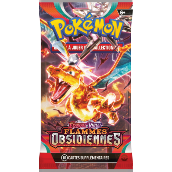 Booster Pokémon Flammes Obsidiennes (Modèle Aléatoire)