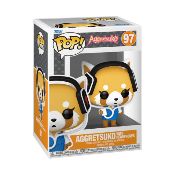 Figurine Aggretsuko - Agretsuko Headphones Pop 10cm