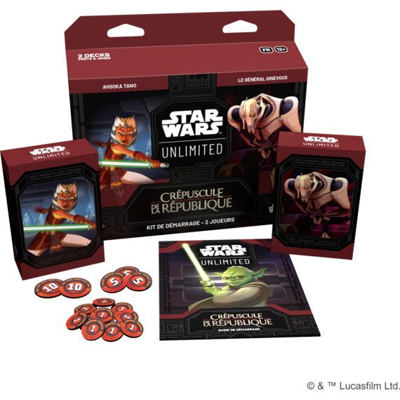 Kit De Demarrage 2 Joueurs Star Wars Unlimited - Crépuscule De La République