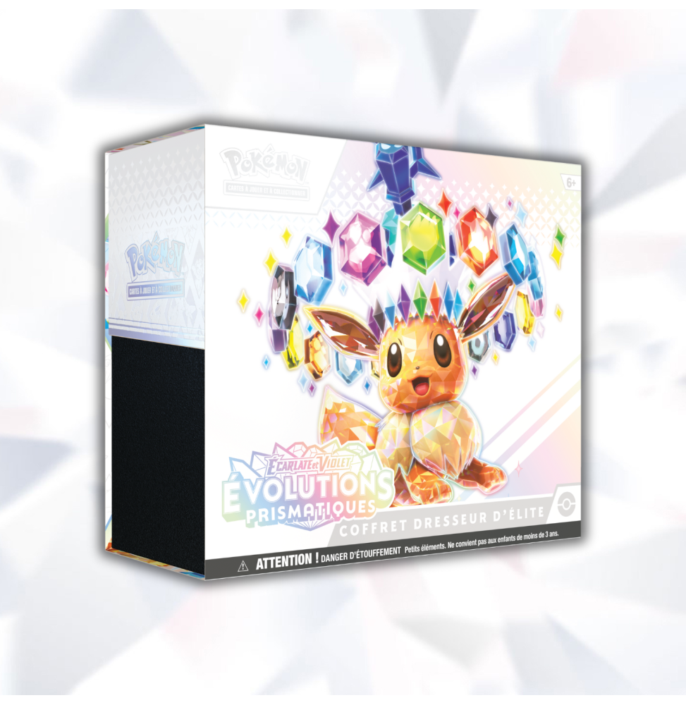 Coffret Dresseur d'Élite Pokémon Écarlate et Violet - Évolutions Prismatiques (EV 8.5)