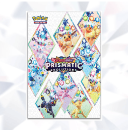 Pokémon : Coffret Poster Évolutions Prismatiques EV08.5 avec Boosters et Cartes Promo