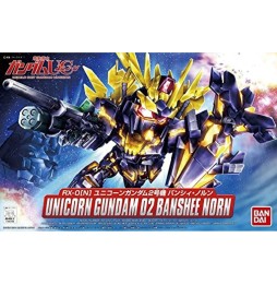 Maquette Gundam - 394 Unicorn Gundam 03 Phenex Gunpla SDBB 8cm - Ba...