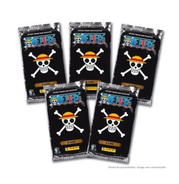 Cartes Panini One Piece 25ème Anniversaire - Blister (5 Pochettes + 2 Carte Exclu)