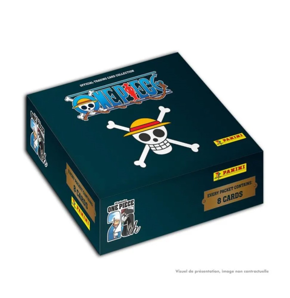 Cartes Panini One Piece 25th Anniv - Boite De 18 Pochettes