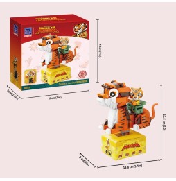 Set A Construire Kung Fu Panda - Sitting Baby Series Shifu 10cm