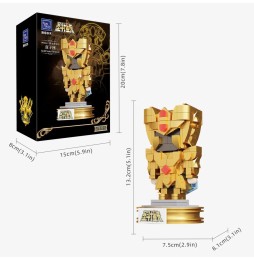 Set A Construire Saint Seiya - Mini Gold Gemini 14cm