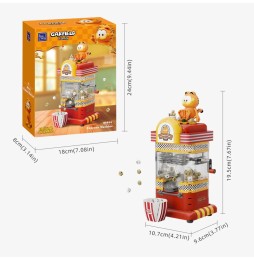 Set A Construire Garfield Fantastic Machines Series - Garfield Popcorn Machine 20cm