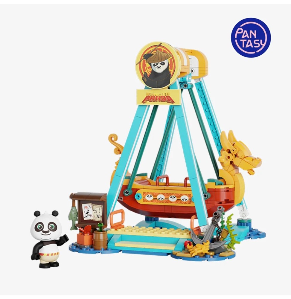 Set A Construire Kung Fu Panda Adventure - Pirate Ship Ride 21cm