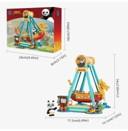 Set A Construire Kung Fu Panda Adventure - Pirate Ship Ride 21cm