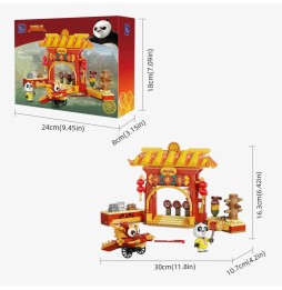 Set A Construire Kung Fu Panda Adventure - Training Camp 30cm