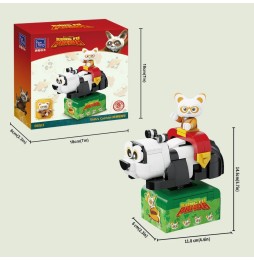 Set A Construire Kung Fu Panda - Shifu on Skatekart 15cm