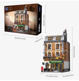 Set A Construire Sherlock Holmes - Baker Street 221B Apartment 42cm