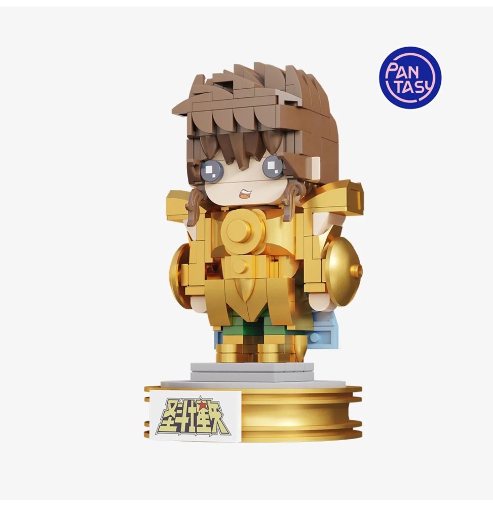 Set A Construire Saint Seiya - Mini Gold Libra 14cm