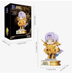 Set A Construire Saint Seiya - Saint Seiya Pantasy Mini Gold Aries 14cm