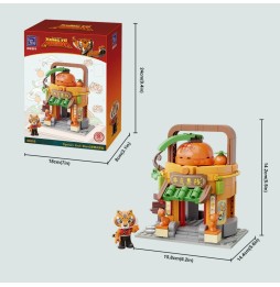 Set A Construire Kung - Kung Fu Panda Pantasy Tigress Fruit Shop 15cm