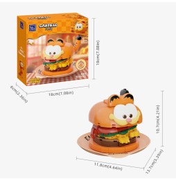 Maquette Garfield - Garfield Foodie Series Pantasy Garfield Hamburger 11cm